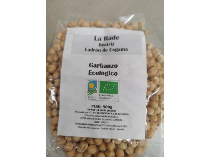 Garbanzo Castellano Ecológico 0.5 kg